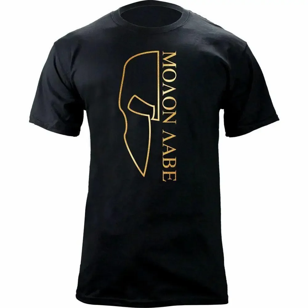 Men'S Fashion Online - Molon Labe Outlined Spartan Helmet Graphic