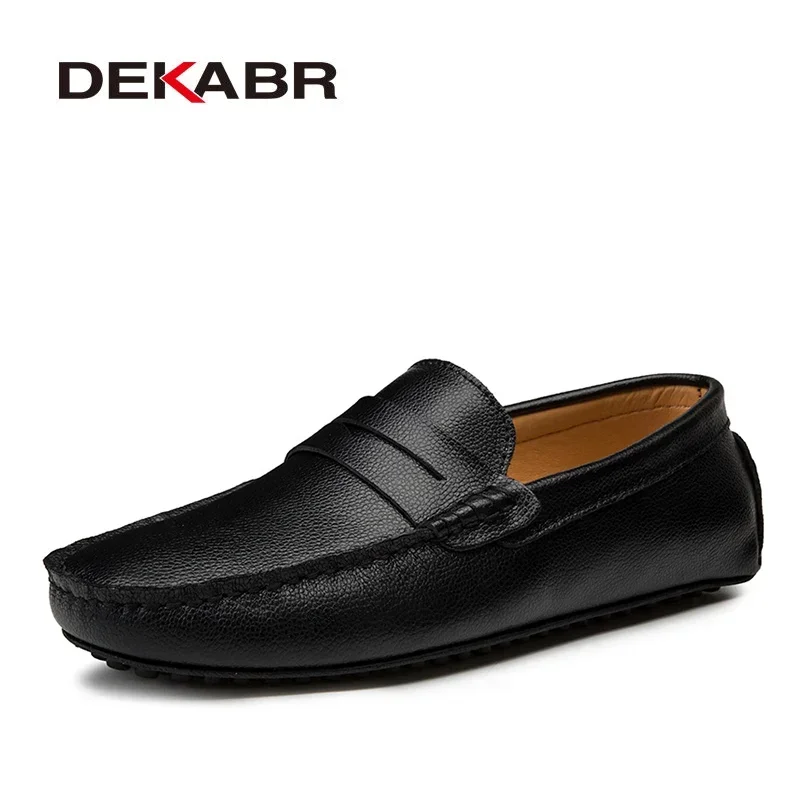 Men'S Fashion Hiking Boots - DEKABR Big Size 38~49 Men Loafers