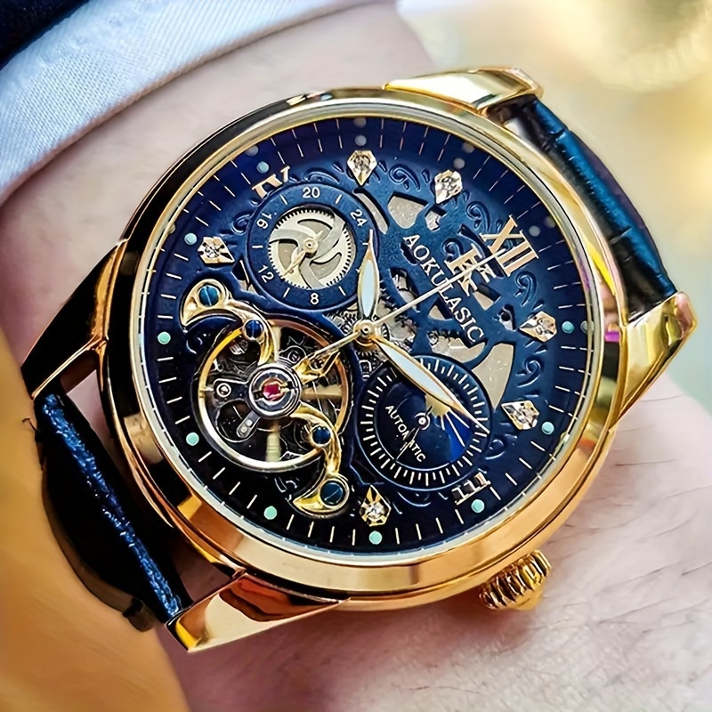 Men'S Fashion Aesthetics - A Large Tourbillon Fully Automatic Mechanical
