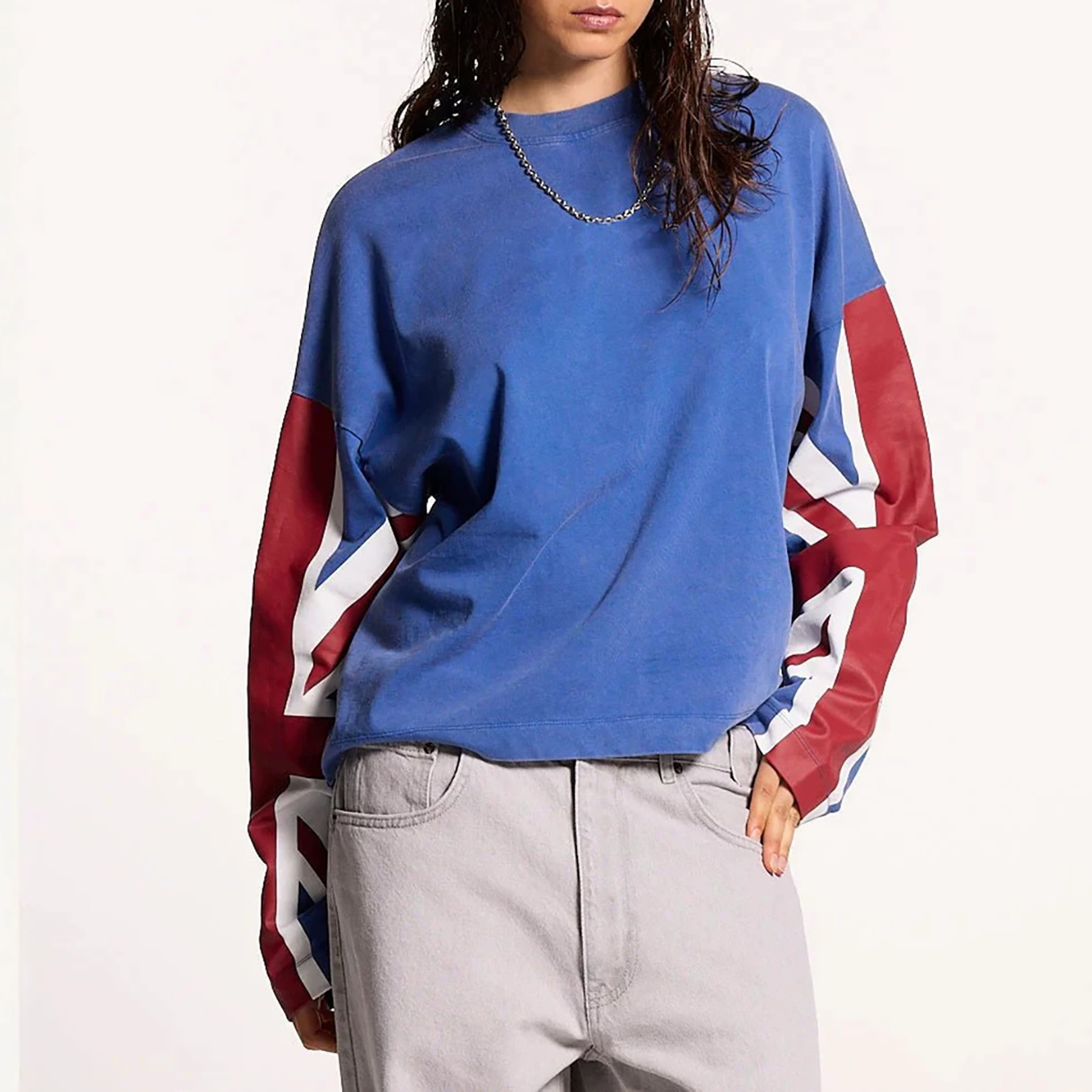 Men'S Fashion - Autumn and winter contrasting street long
