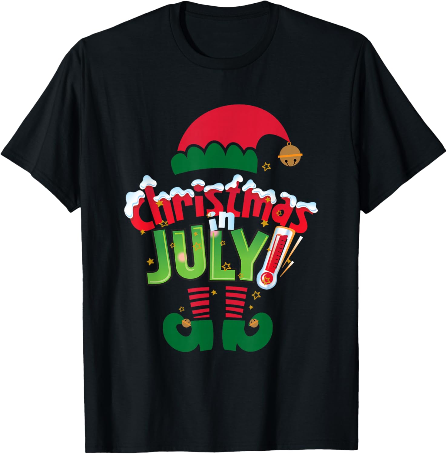Mens Xmas Fashion - Funny Christmas In July Summer Elf