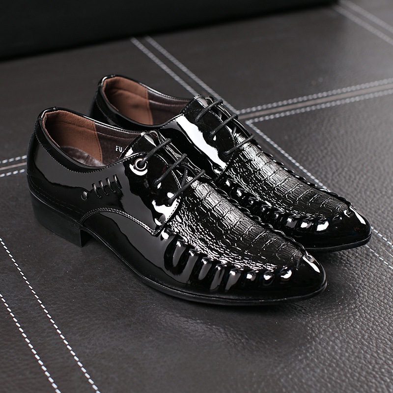 Men'S Fashion Hiking Boots - Men's Dress Leather Shoes Lace-Up Wedding