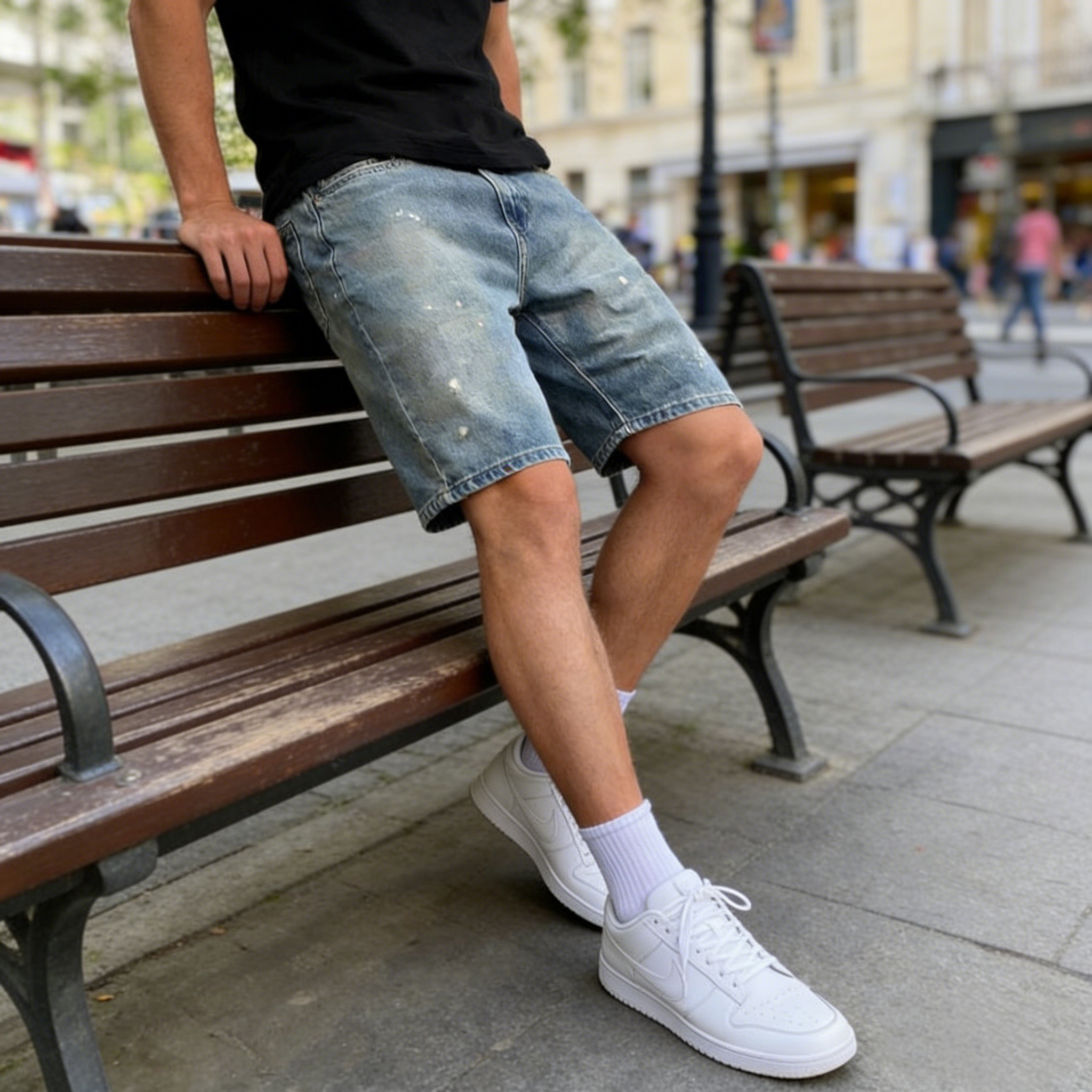 Men's Summer American High Str - огляд і ціна Men Fashion Jeans