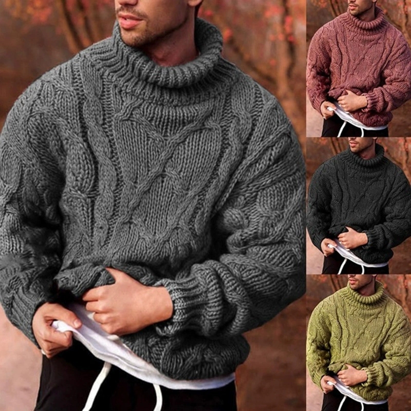 Autumn and winter European and - огляд і ціна Mens Fashion Jumpers
