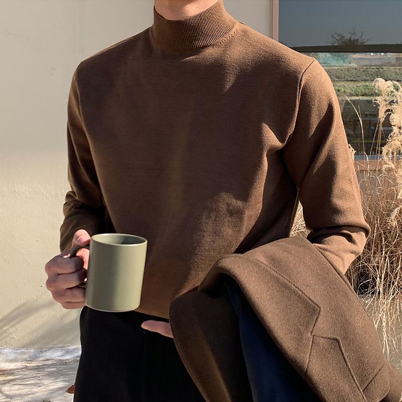 Half-turtleneck Sweater for Me - огляд і ціна Mens Fashion Jumpers