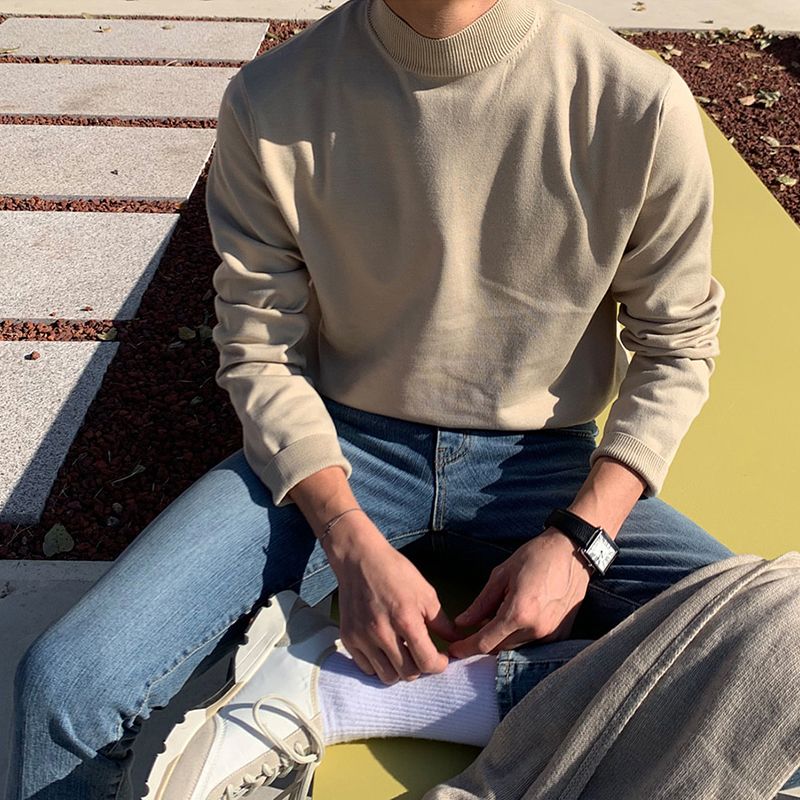 Half-turtleneck Sweater for Me - огляд і ціна Mens Fashion Jumpers