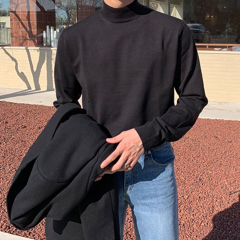 Half-turtleneck Sweater for Me - огляд і ціна Mens Fashion Jumpers
