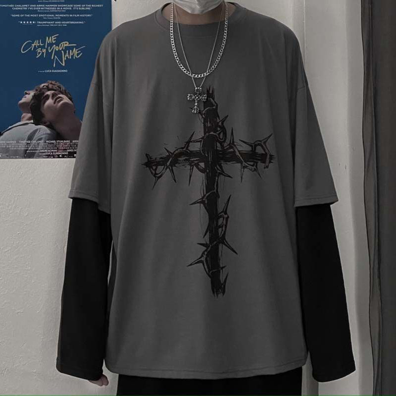 Grunge Clothes Women Long Slee - огляд і ціна Men'S Fashion Aesthetics
