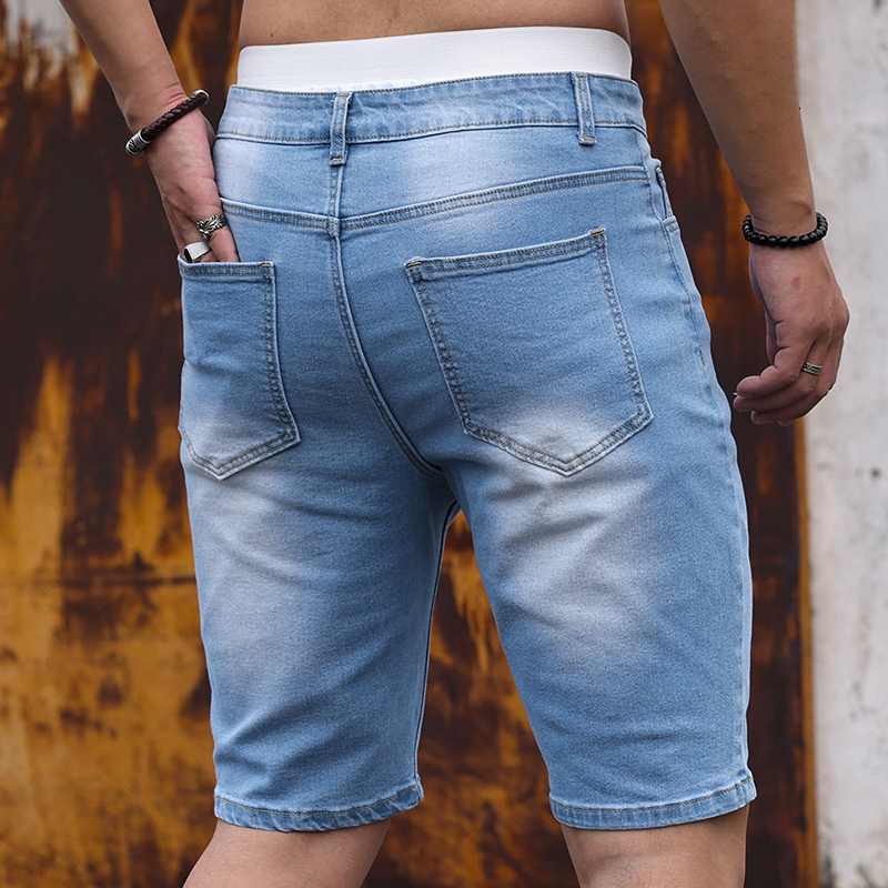 2026 Mens Stretch Denim Shorts - огляд і ціна Men Fashion Jeans