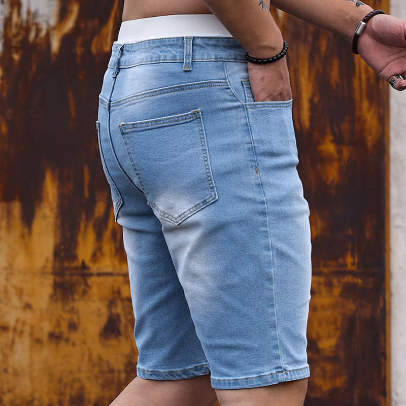 2026 Mens Stretch Denim Shorts - огляд і ціна Men Fashion Jeans