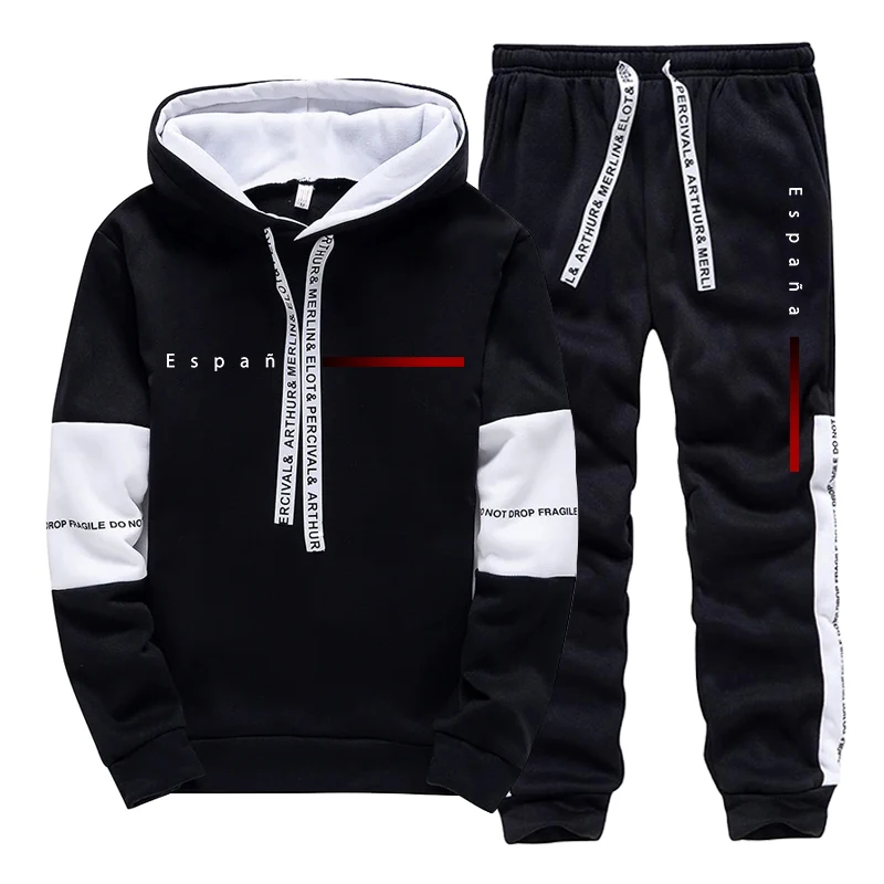 Spain Fashion Men's Set Hooded - огляд і ціна Men'S Fashion Outfits