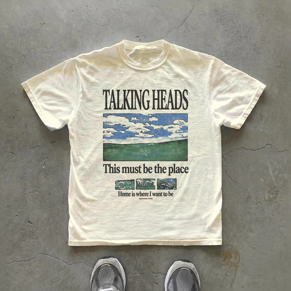 Talking Heads Graphic T-Shirt  - огляд і ціна Men'S Fashion 70S