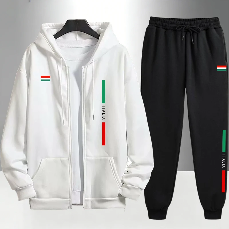 Italy Fashion Men's Set Zipper - огляд і ціна Men'S Fashion Outfits