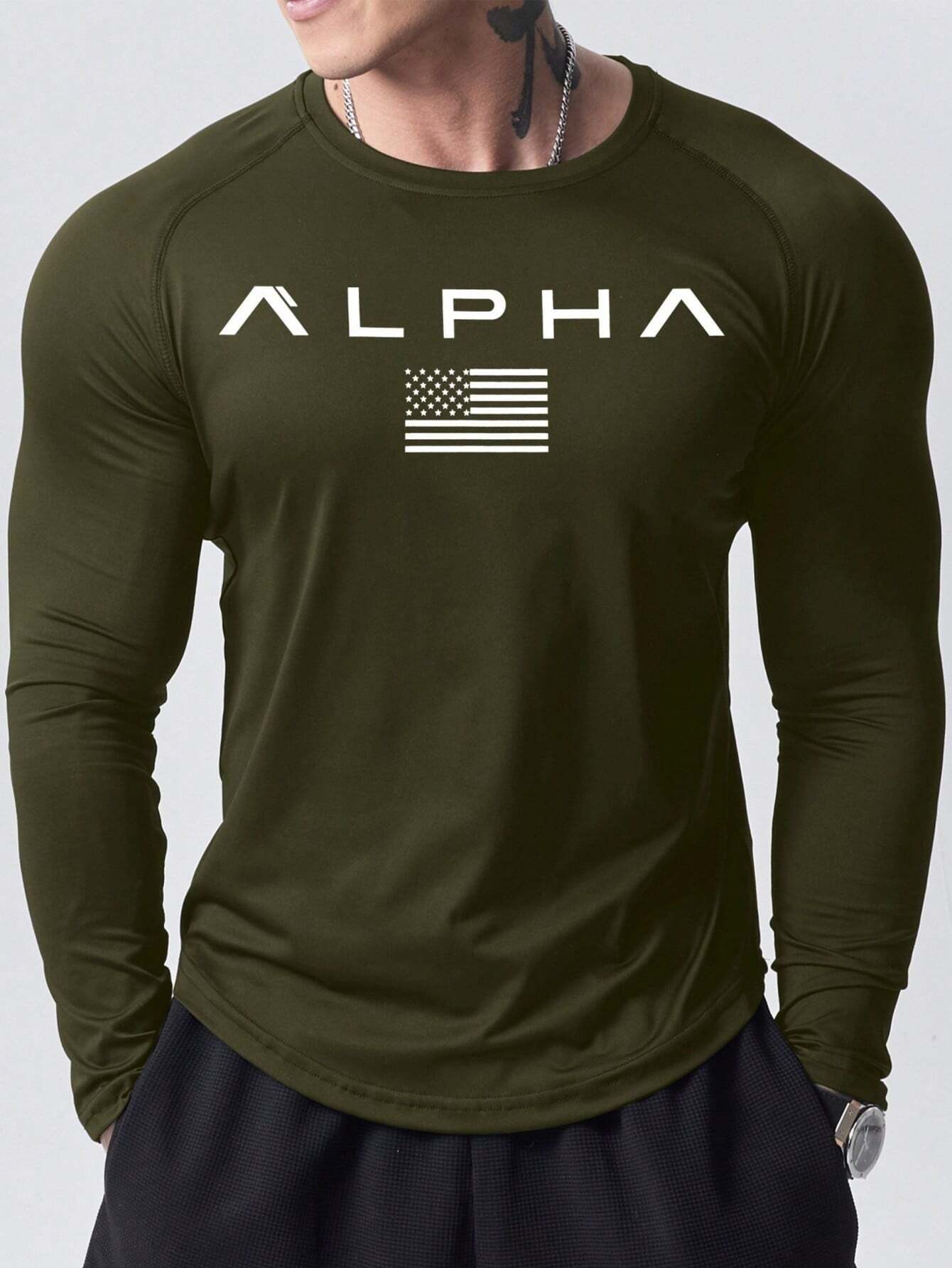 New men's long-sleeved T-shirt - огляд і ціна Men'S Fashion