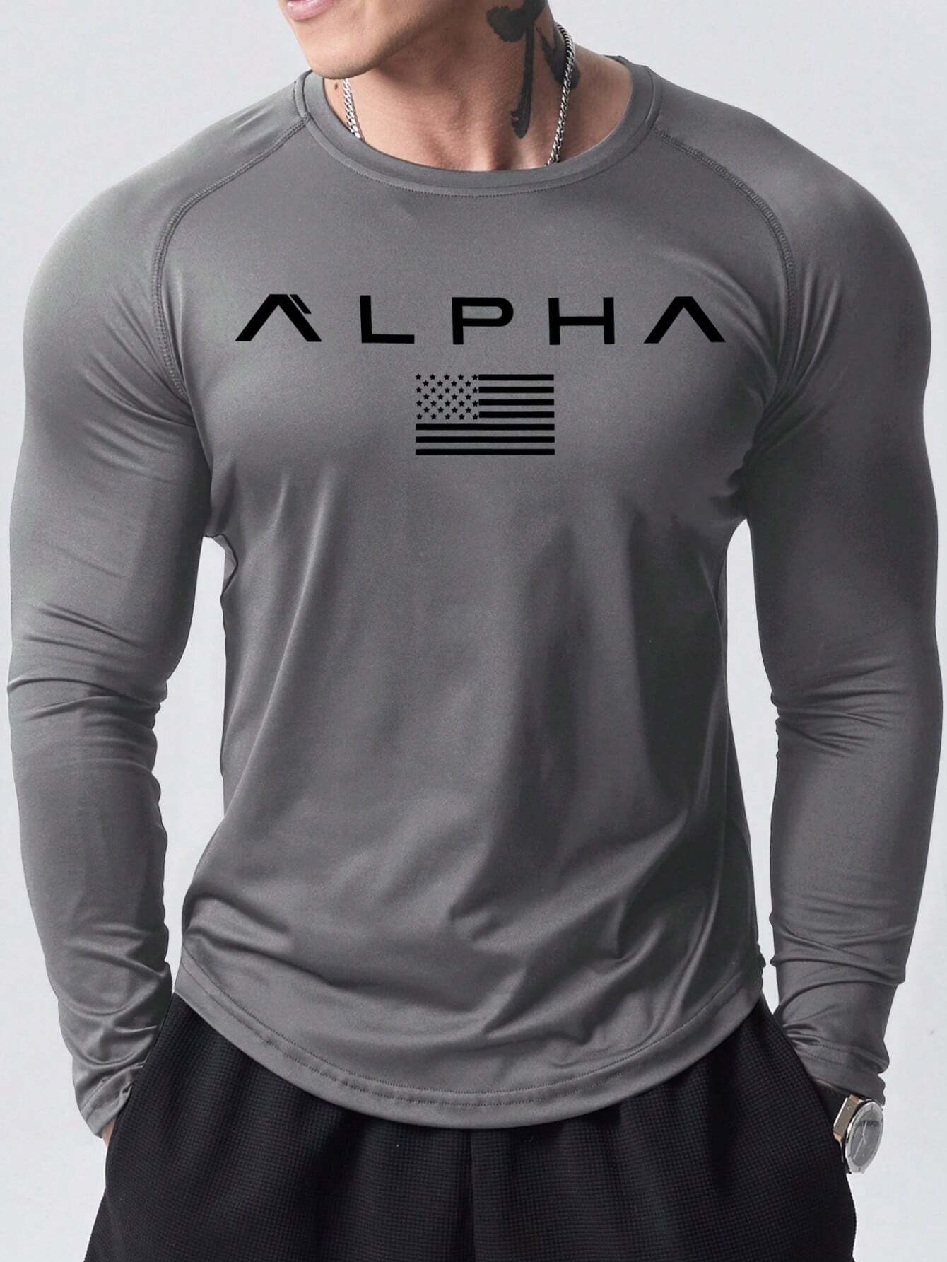 New men's long-sleeved T-shirt - огляд і ціна Men'S Fashion