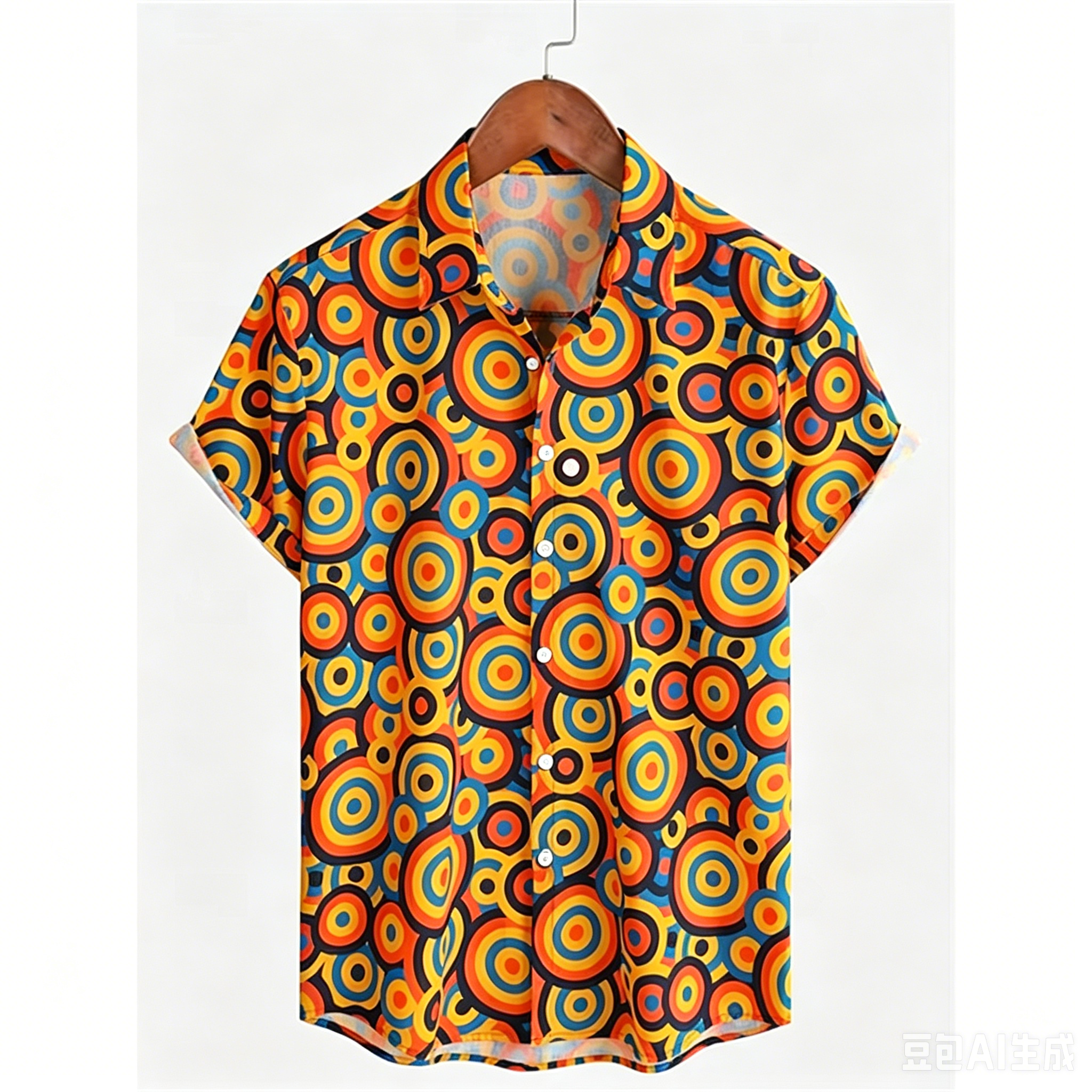 Retro Classic 70s Pattern Prin - огляд і ціна Men'S Fashion 70S