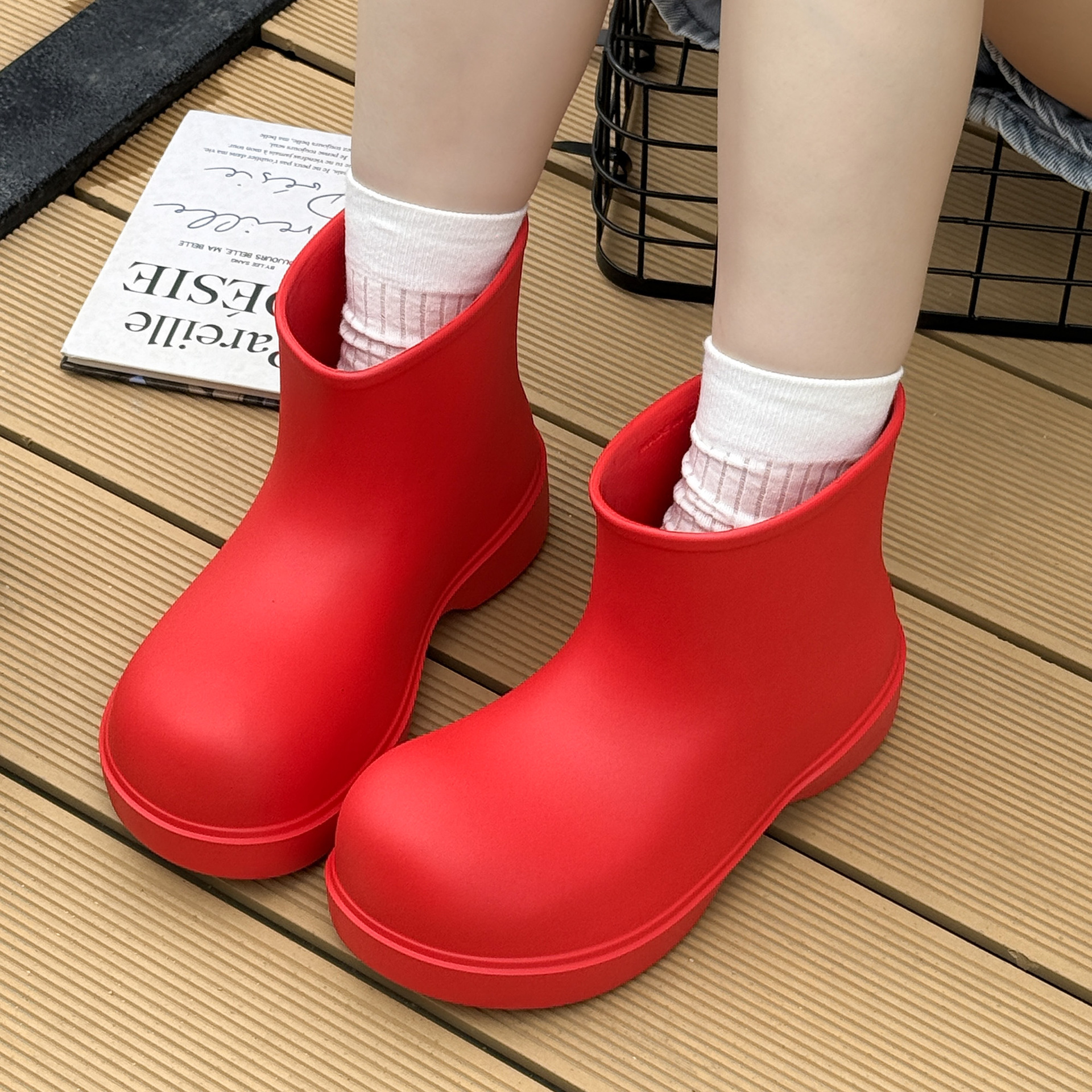 Korean rain boots 2025 women's - огляд і ціна Men'S Fashion Hiking Boots