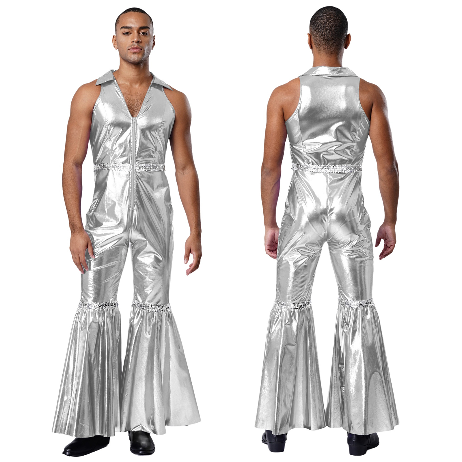 Men Fashion Shiny 70s Disco Wa - огляд і ціна Men'S Fashion 70S