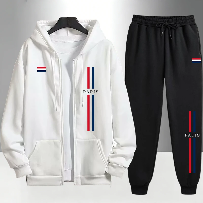 Paris Fashion Men's Set Zipper - огляд і ціна Men'S Fashion Outfits