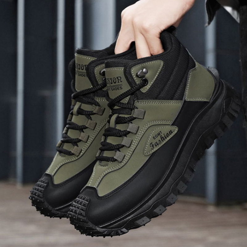 Men'S Black And White Mid Top  - огляд і ціна Men'S Fashion Hiking Boots