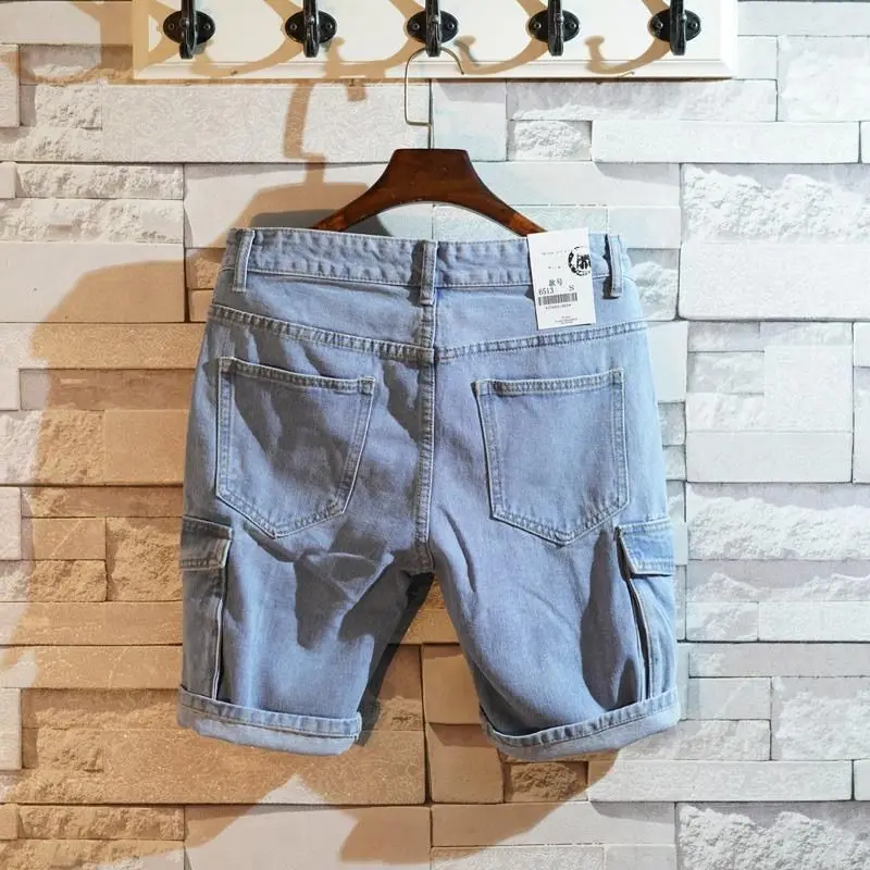 Loose Straight Short Jeans Pan - огляд і ціна Men Fashion Jeans