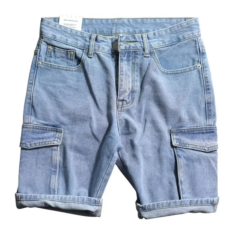 Loose Straight Short Jeans Pan - огляд і ціна Men Fashion Jeans