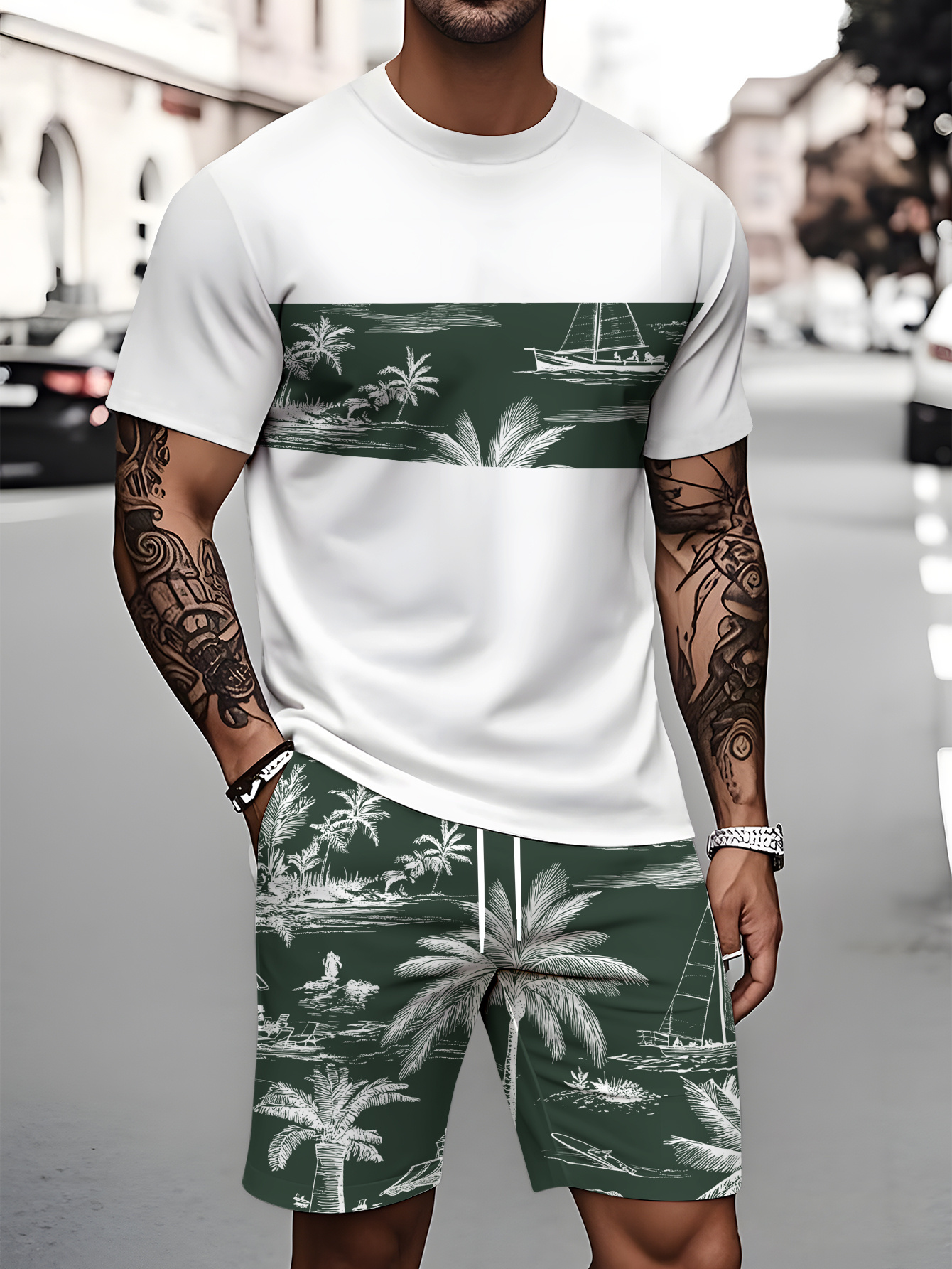 2026 Summer Fashion T-Shirt an - огляд і ціна Men'S Fashion Usa