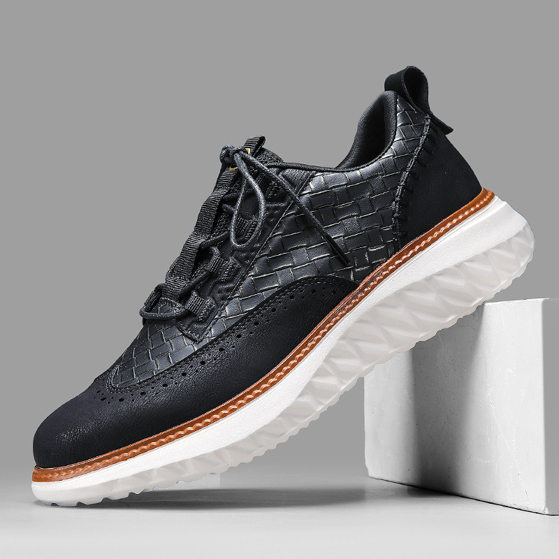 New Shoes for Men Leather Casu - огляд і ціна Men'S Fashion Hiking Boots