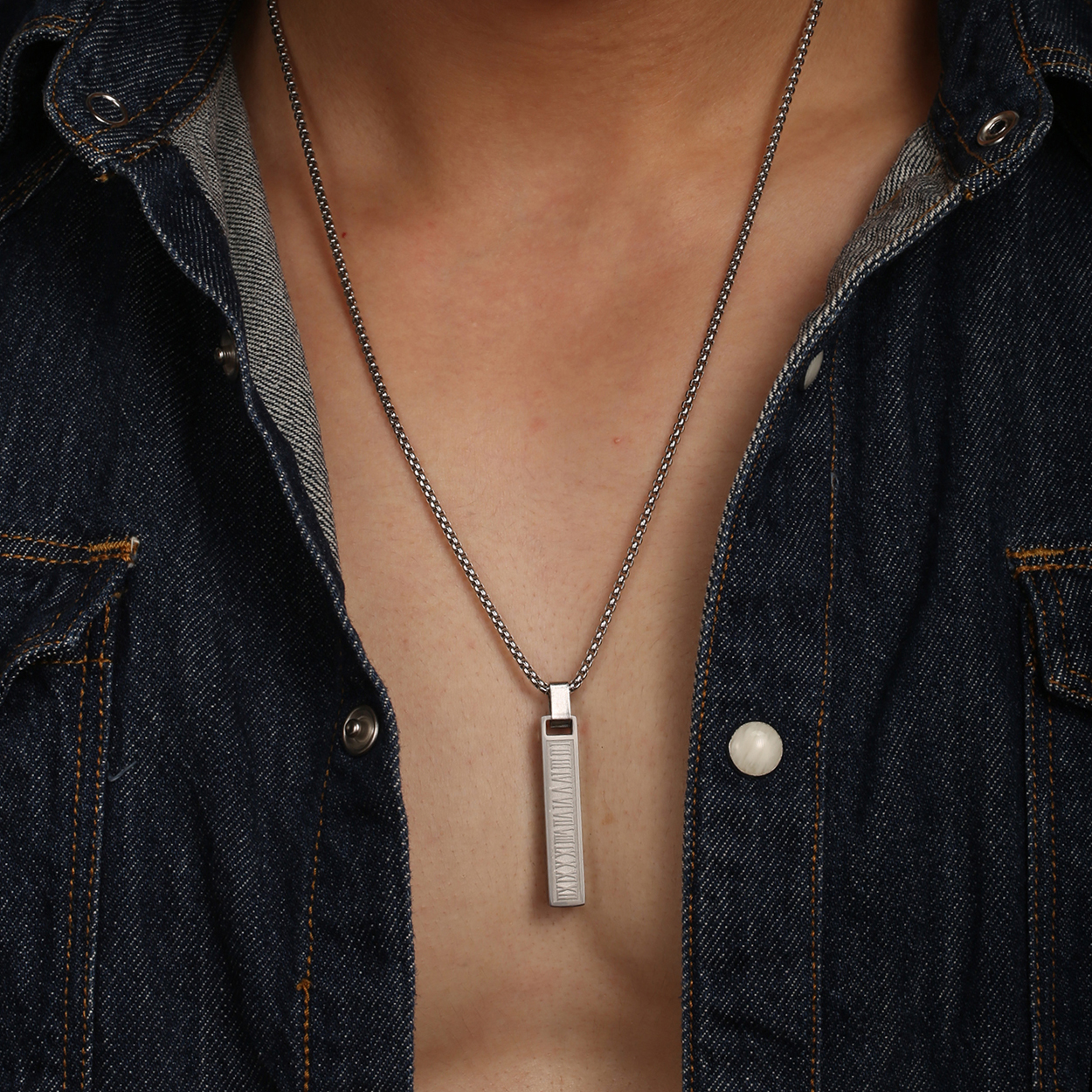 1PC INGAX Fashion Stainless St - огляд і ціна Men'S Fashion 70S