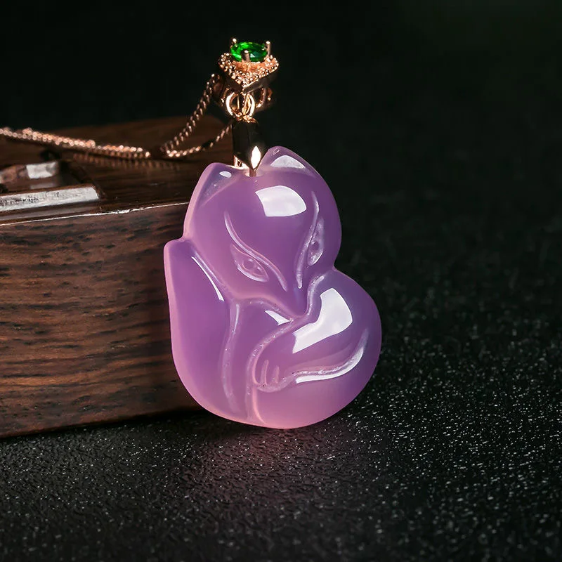 Natural Purple Agate Fox Penda - огляд і ціна Mens Fashion Jumpers