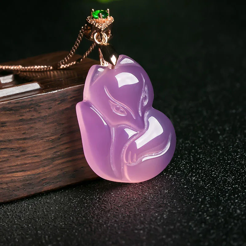 Natural Purple Agate Fox Penda - огляд і ціна Mens Fashion Jumpers