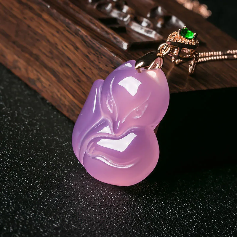 Natural Purple Agate Fox Penda - огляд і ціна Mens Fashion Jumpers
