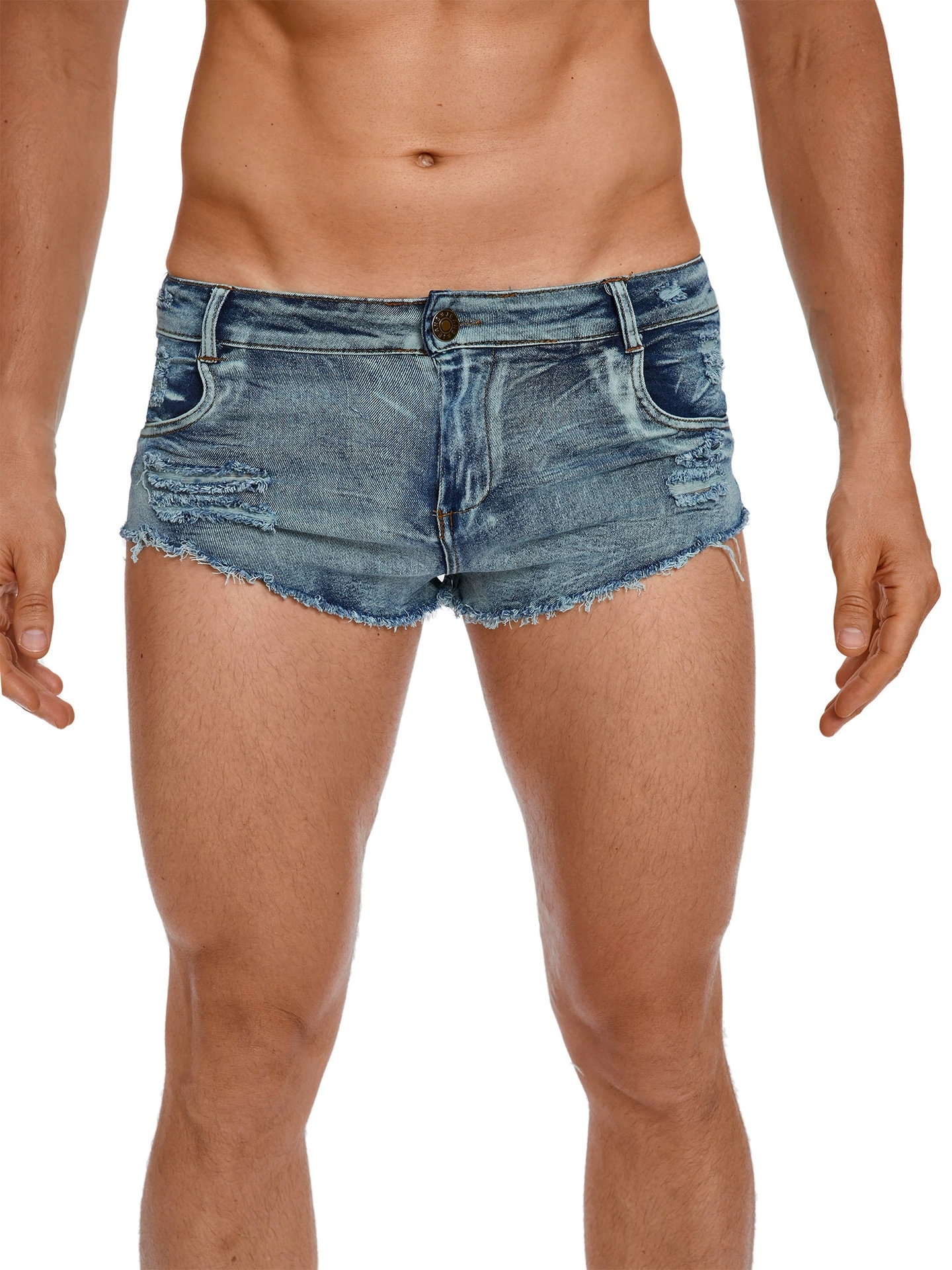 Men's Tight Low Waist Jeans Sh - огляд і ціна Men Fashion Jeans