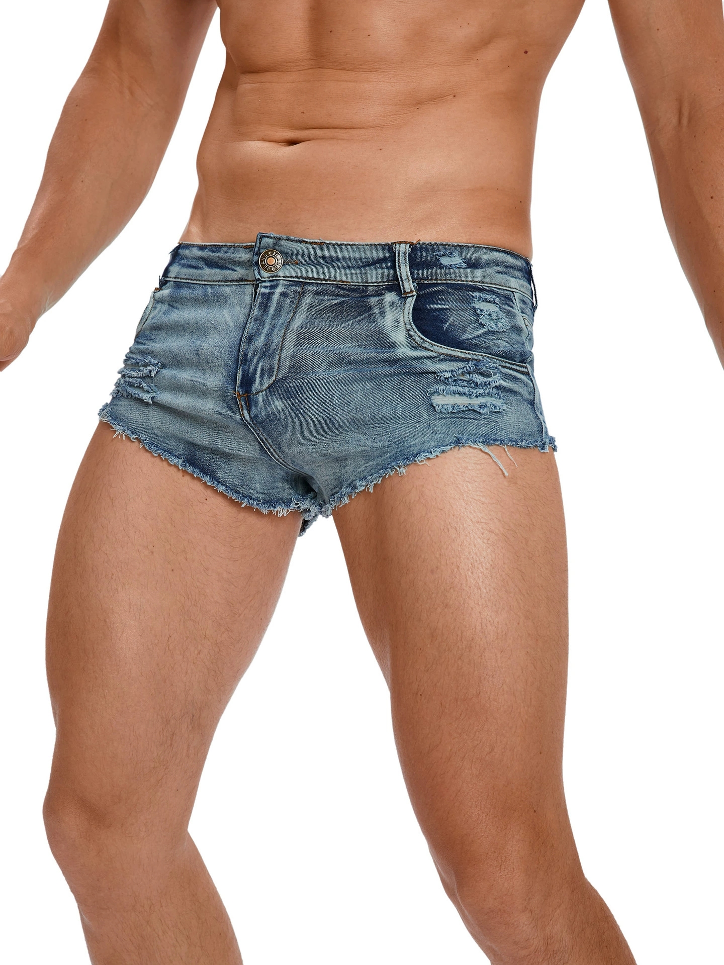 Men's Tight Low Waist Jeans Sh - огляд і ціна Men Fashion Jeans