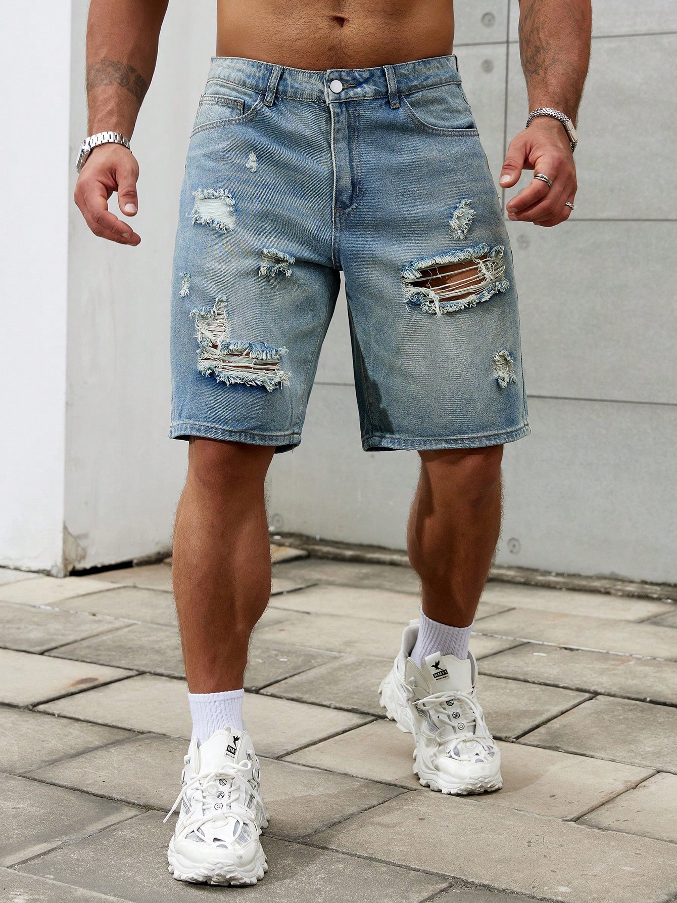 New Fashion Mens Ripped Short  - огляд і ціна Men Fashion Jeans