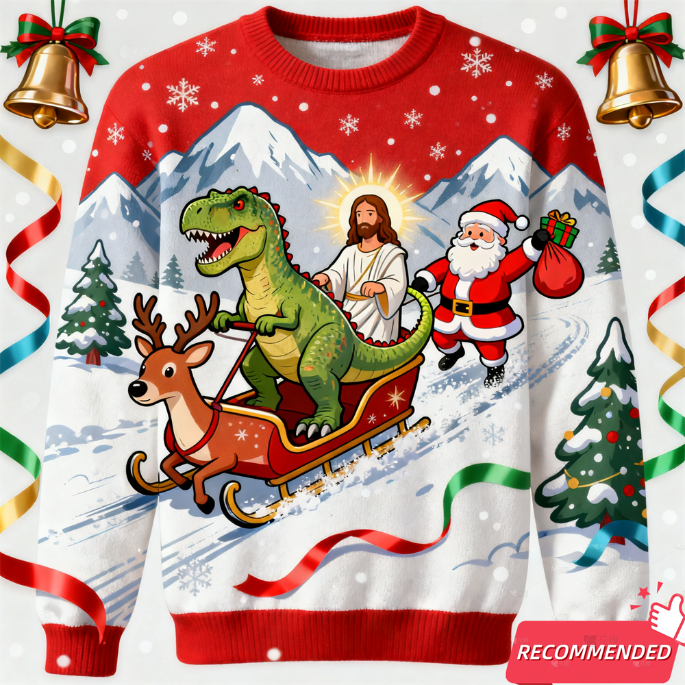 2025 Christmas Sweatshirt For  - огляд і ціна Mens Xmas Fashion