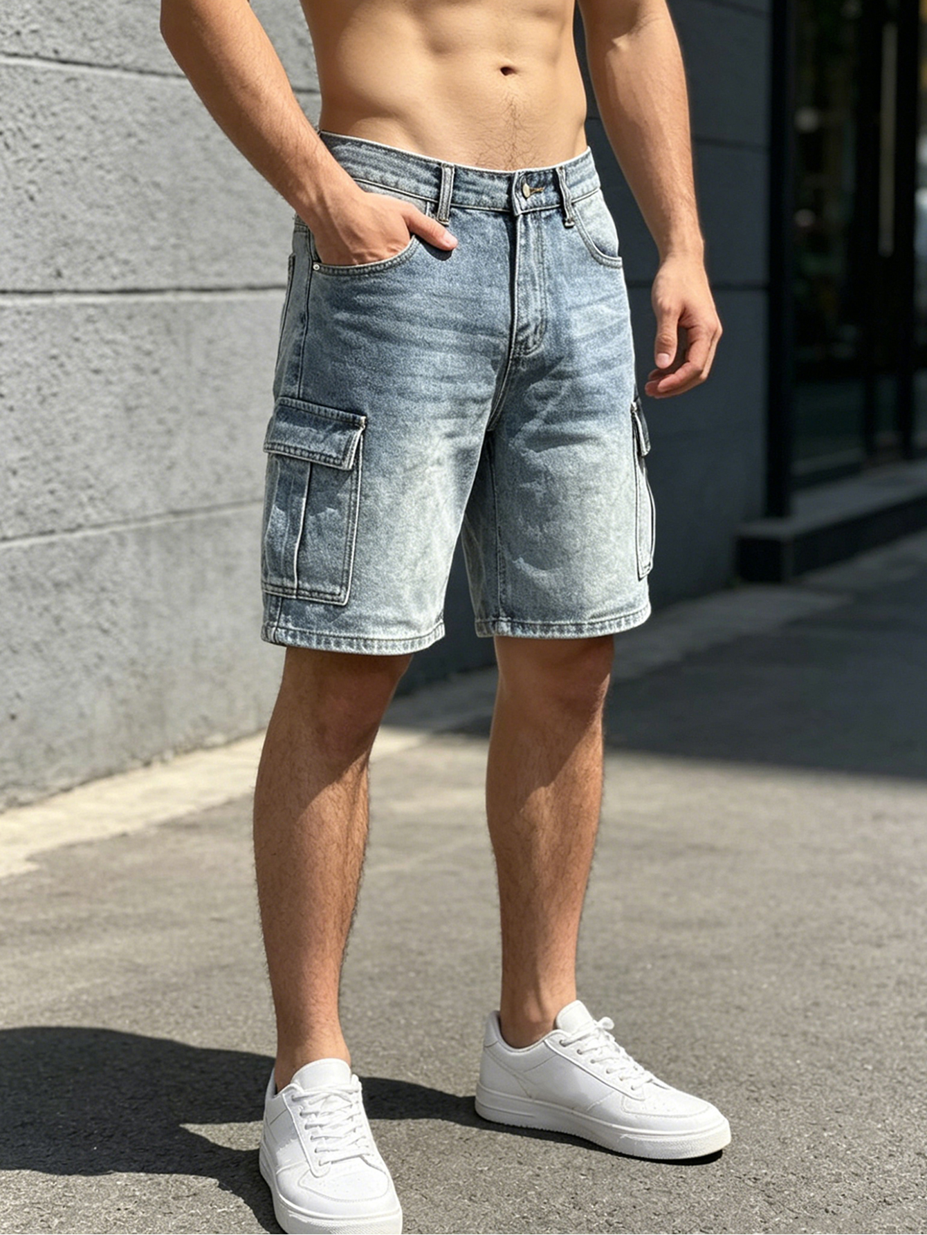 Men Workwear Jeans Denim Pants - огляд і ціна Men Fashion Jeans
