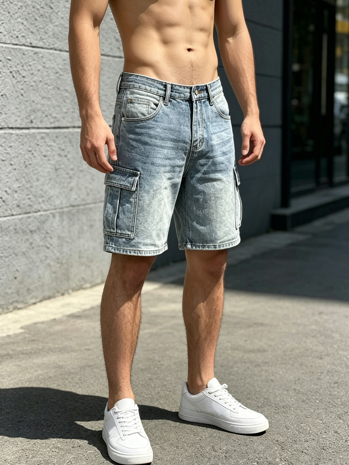 Men Workwear Jeans Denim Pants - огляд і ціна Men Fashion Jeans
