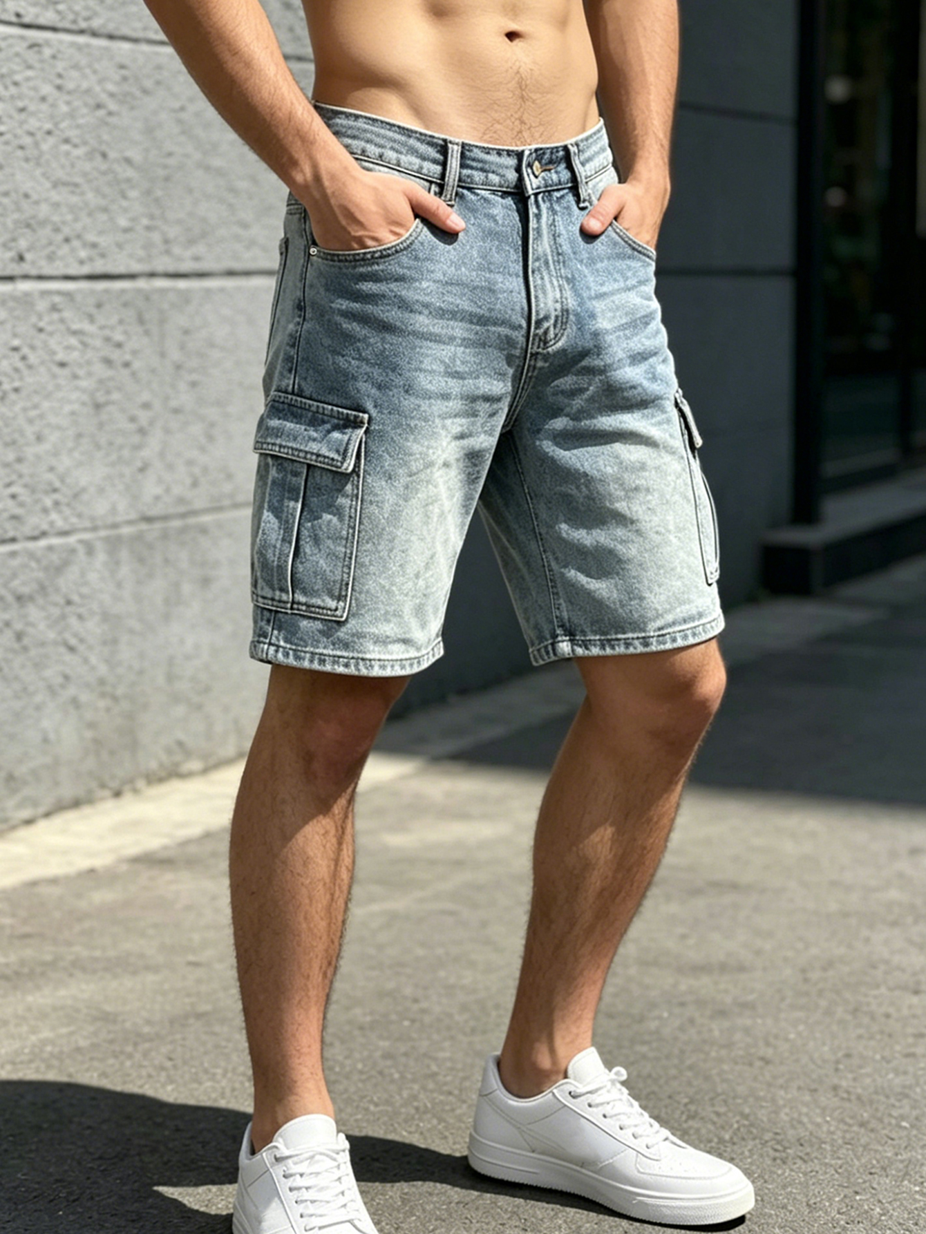 Men Workwear Jeans Denim Pants - огляд і ціна Men Fashion Jeans