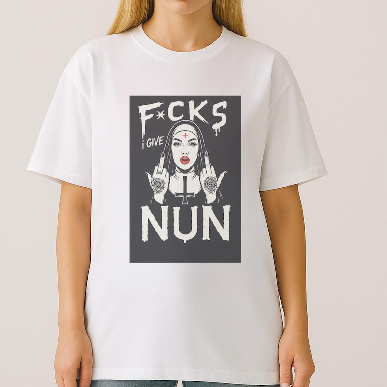 Rebel Nun Offensive Graphic T- - огляд і ціна Men'S Fashion Aesthetics