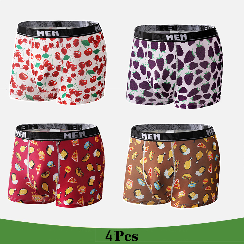 4Pcs/Lot Mens Underwear Boxers - огляд і ціна Men'S Fashion Underwear Brands