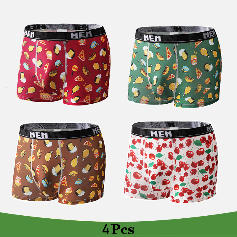 4Pcs/Lot Mens Underwear Boxers - огляд і ціна Men'S Fashion Underwear Brands