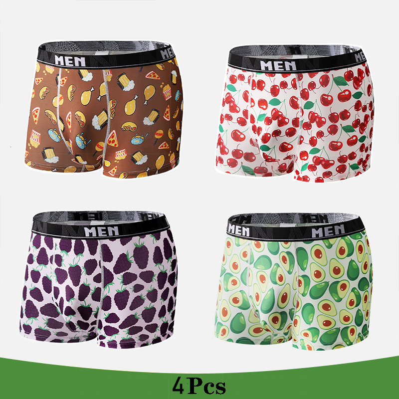 4Pcs/Lot Mens Underwear Boxers - огляд і ціна Men'S Fashion Underwear Brands