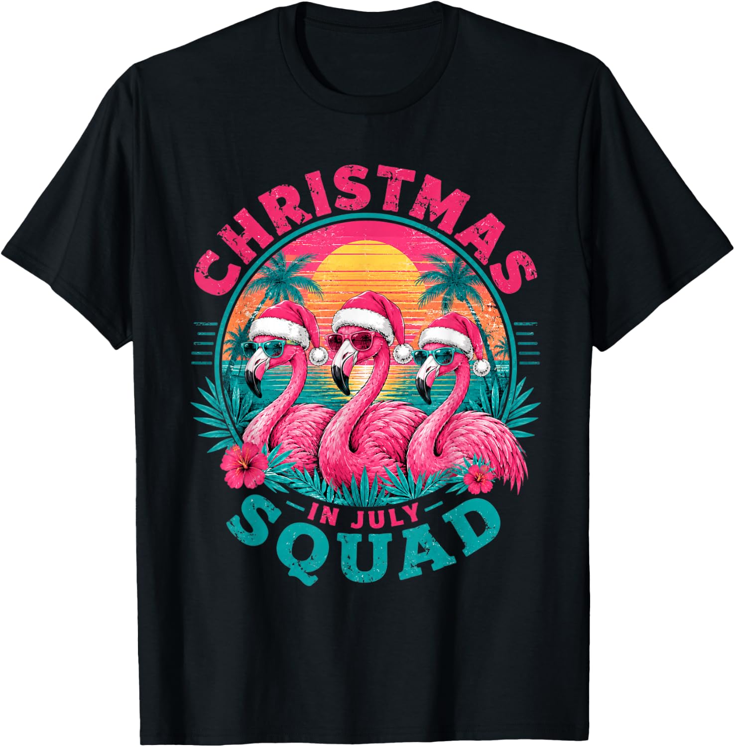 Christmas In July Flamingo Squ - огляд і ціна Mens Xmas Fashion