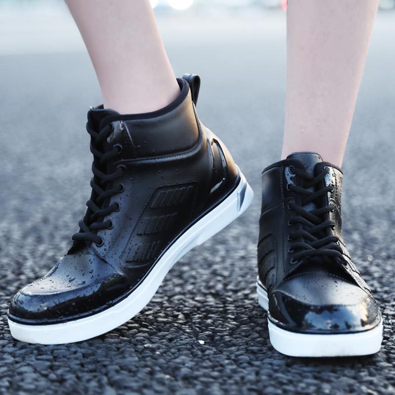 New Waterproof Shoes Men Black - огляд і ціна Men'S Fashion Hiking Boots