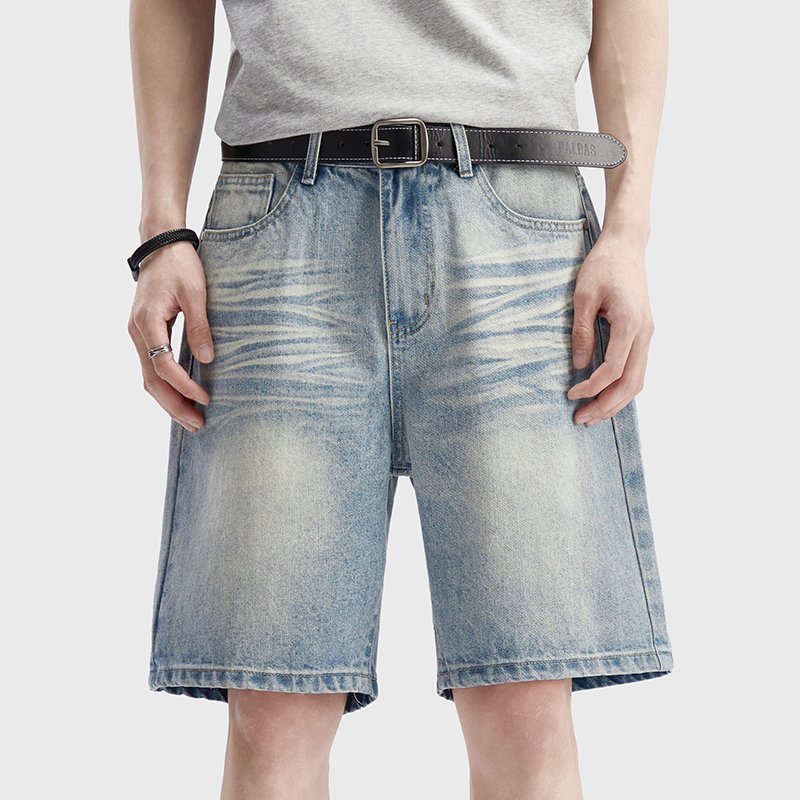 Vintage Washed Denim Shorts Me - огляд і ціна Men Fashion Jeans
