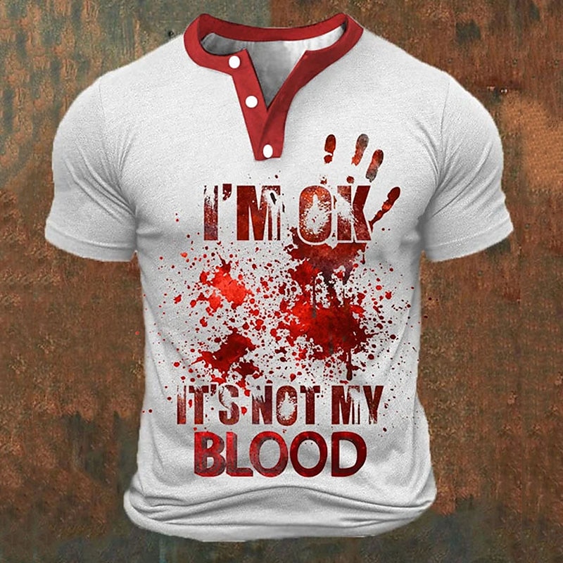 Funny 3D Letter Print Men's He - огляд і ціна Men'S Fashion Outfits