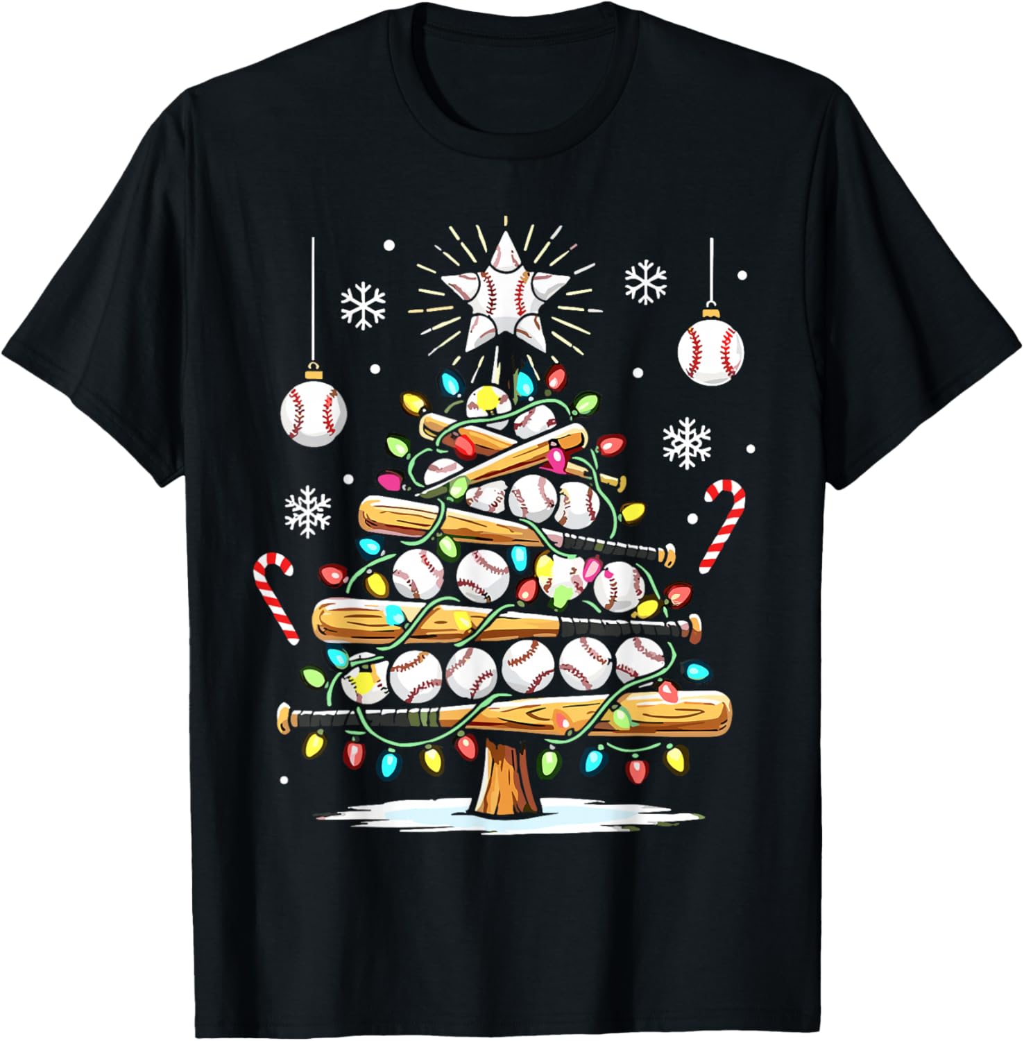 Baseball Christmas Tree Lights - огляд і ціна Mens Xmas Fashion