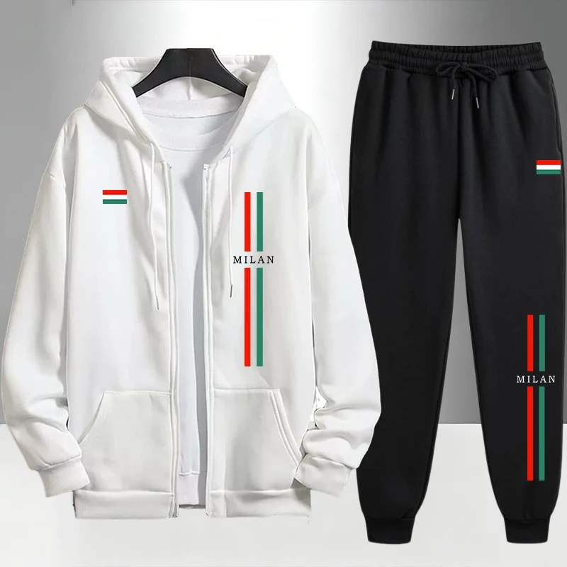 2026 Italy Printed Men's Set Z - огляд і ціна Men'S Fashion Outfits