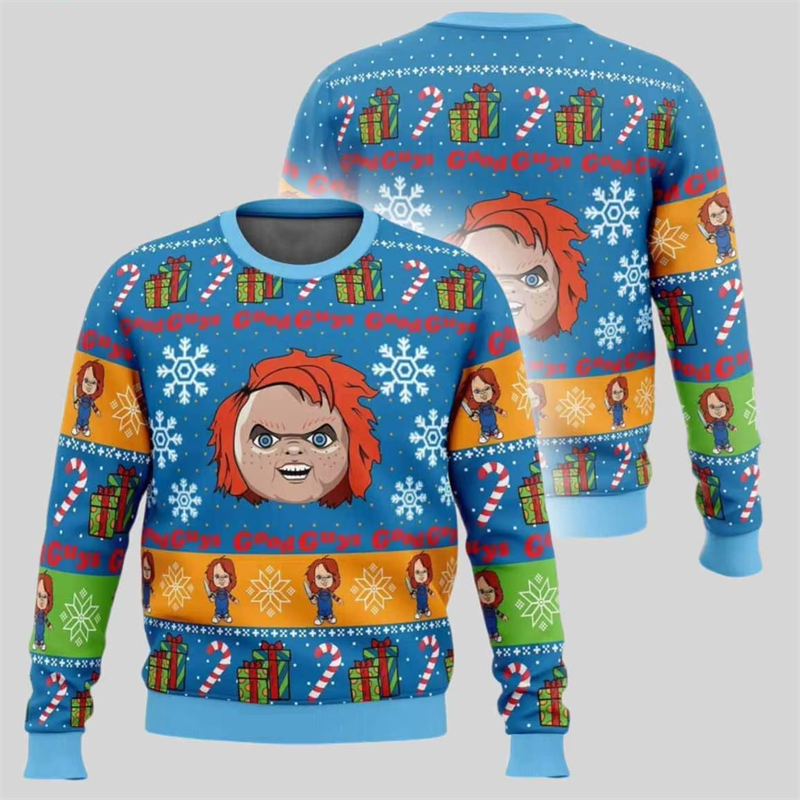Fashion Chucky Graphic Ugly Ch - огляд і ціна Mens Xmas Fashion